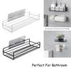 Caddy Rack Corner Frame Shower Black Shelves Bathroom Storage Rack Kitchen Supplies Organizer Shelf