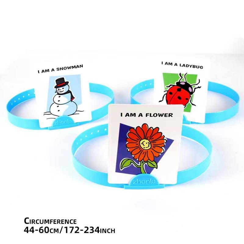 Hedbanz Game Card, an English Interactive Puzzle Board Game Suitable for Family Leisure. Guess who I Am in English