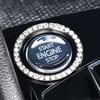 Crystal Engine Ignition Onekey Start Stop Push Button Switch Protective Cover Bling Girls Auto Accessories Car Interior Decor