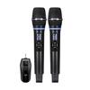 Funien Microphone System Receiver with Handheld Microphone UHF Anti-Feedback Reverberation Home Theater Karaoke Church Speech Wedding Rechargeable
