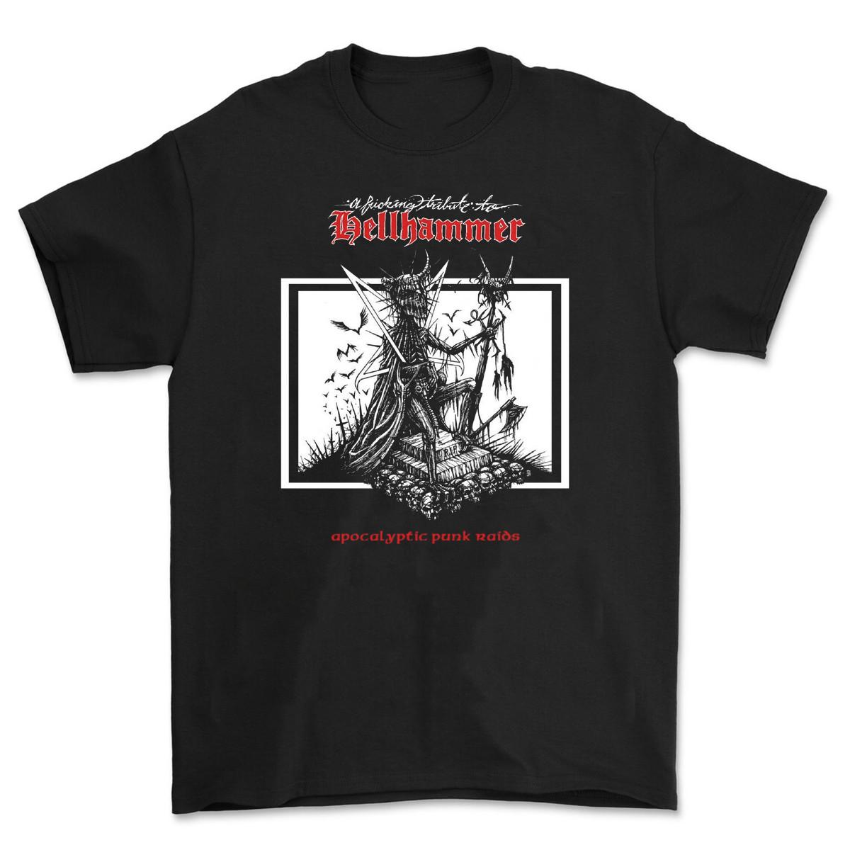 Hellhammer Apocalyptic Raids Tour Unisex Cotton T-Shirt Full Size SB271 4XL