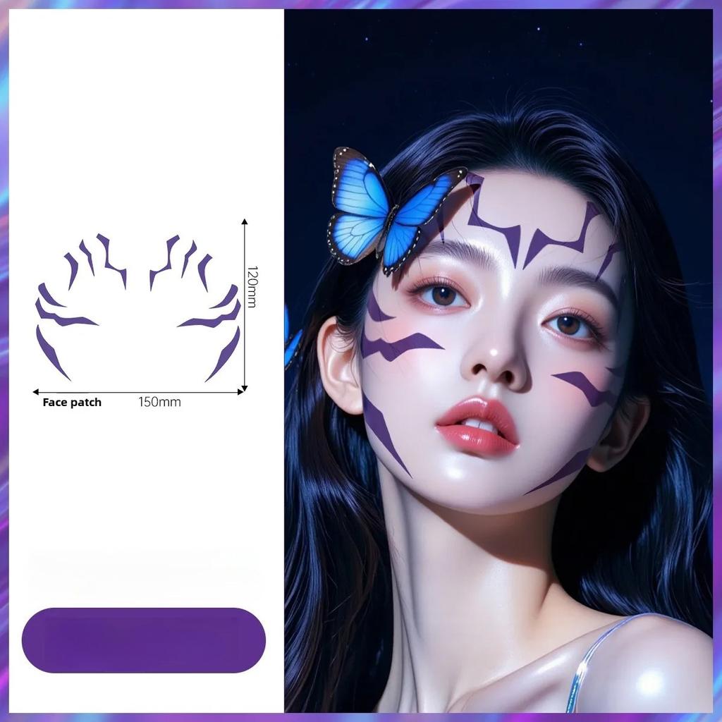 K-Pop Dämonenjäger Temporäre Tattoos - Rumi & Jinu Set für Cosplay & Halloween | HUNTR/X & Saja Boys Designs