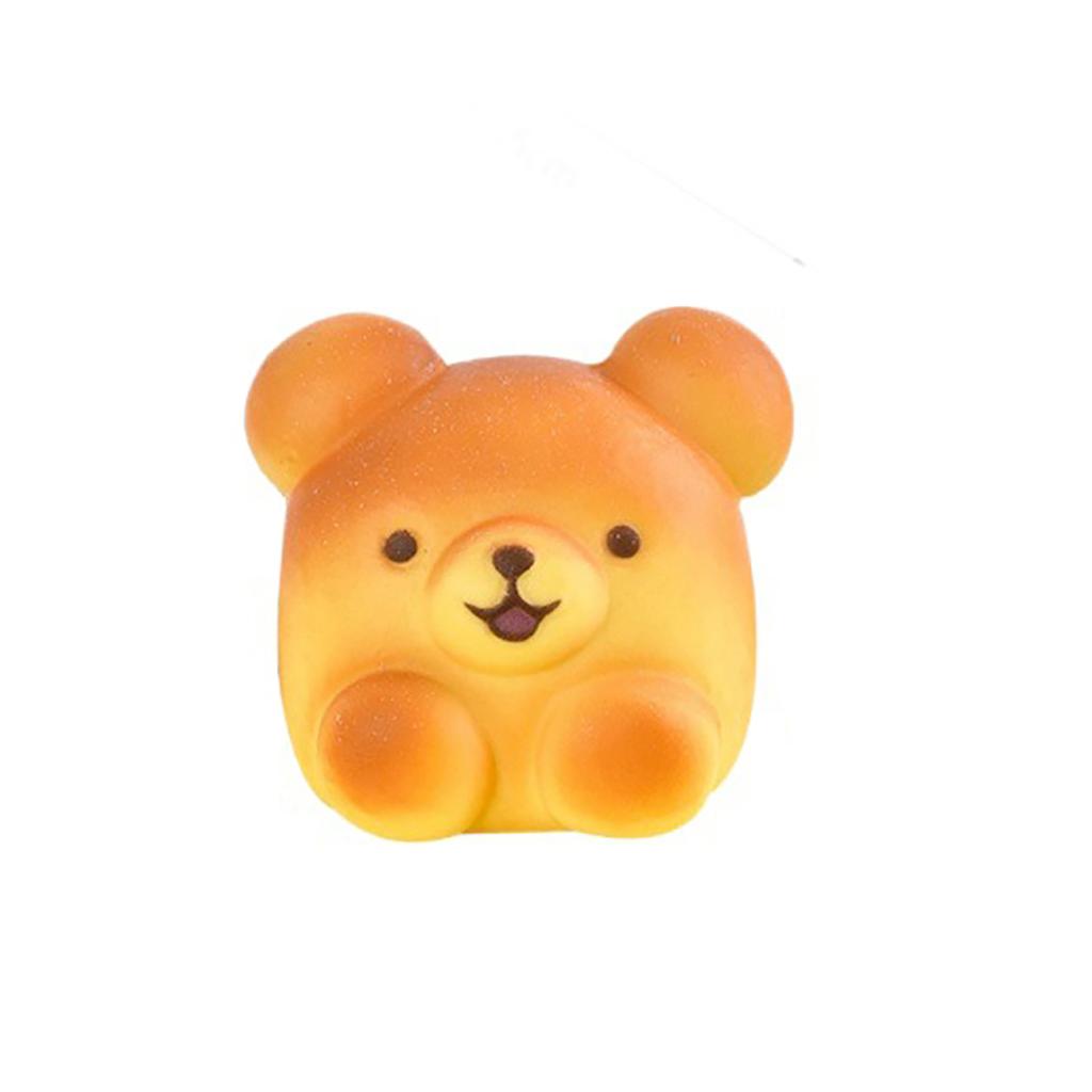 Slow rebound simulation bread decompression toy, pinching and playing cartoon decompression tool