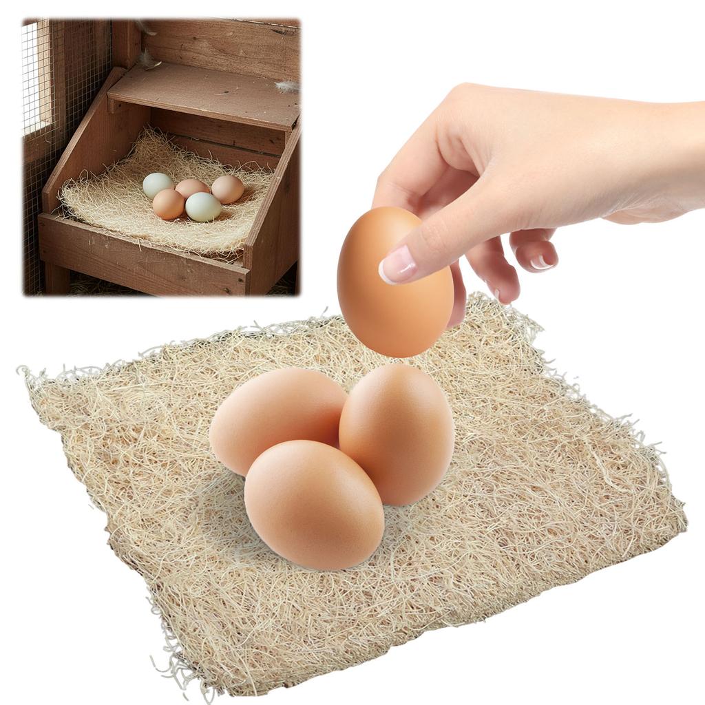 10Pcs Chicken Nesting Mats Wear Resist Poultry Coop Pads Multifunctional Hens Bed Mat for Home Poultry Supplies