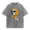 T-shirt Estiva 2026 Stampa Dalmata Retrò Unisex Poliestere Traspirante Manica Corta Oversize Larga Casual Top Quotidiani