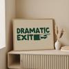 Dramatic Exit Hallway Exit Sign Art Poster Posters Canvas Painting Print Room Home Office Cafe Hotel Restaurant Room Wall Decor