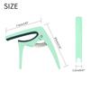 Moving Capo Sliding Capo Adjustable Capo for Tuning Tone of String Instruments Universal for Electric Acoustic Guitars