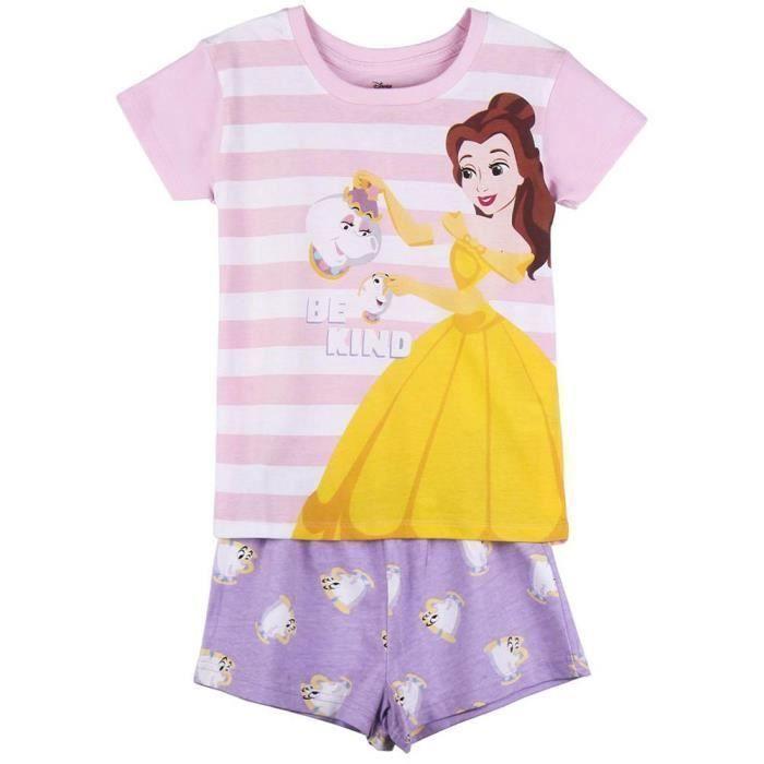 Pyjama pour Fille - CERD - Disney Princesses - Rose - 5 Ans - Licence Officielle
