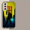 E-Edgerunners Cartoon C-Cyberpunk Phone Case For Samsung Galaxy S25 Edge S24 S23 FE S21 S20 S10 Plus S22 S26 Ultra Cover Clear C