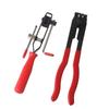CV Joint Ear Clamp Banding Tool & Boot Crimp Pliers 2-Piece Kit 10mm Fuel, Cooling System, Vacuum Hose Clamping Set
