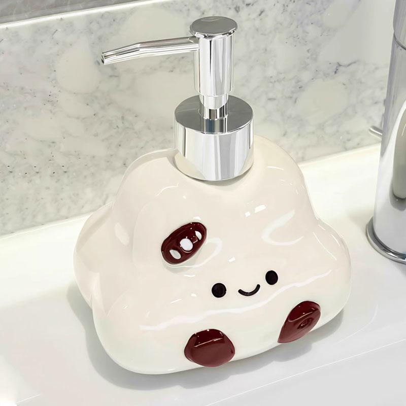 soap dispenser Cute ceramic lotion bottle press bottle hotel hand lotion bottle bathroom shower gel shampoo bathroom accessories