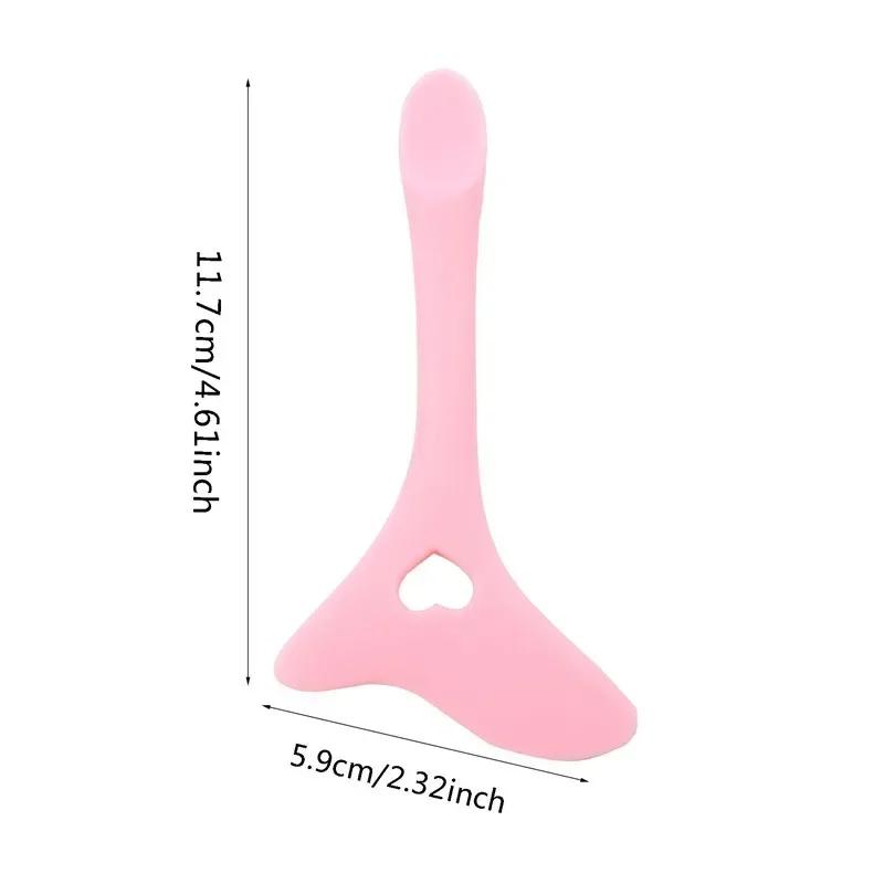 1 ks Multifunkční šablona na oční linky Wing Tips Silikonová pomůcka na oční linky Pomůcka na kreslení rtěnky Opakovaně použitelné kosmetické nástroje