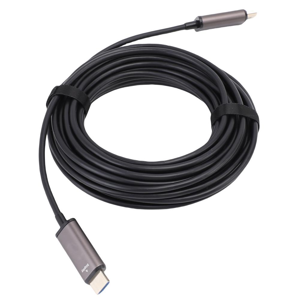 Fiber Optic HD Cable 32.8ft Unidirectional 48Gbps Ultra High Speed Fiber Optic HD Cord Supports 8K 6