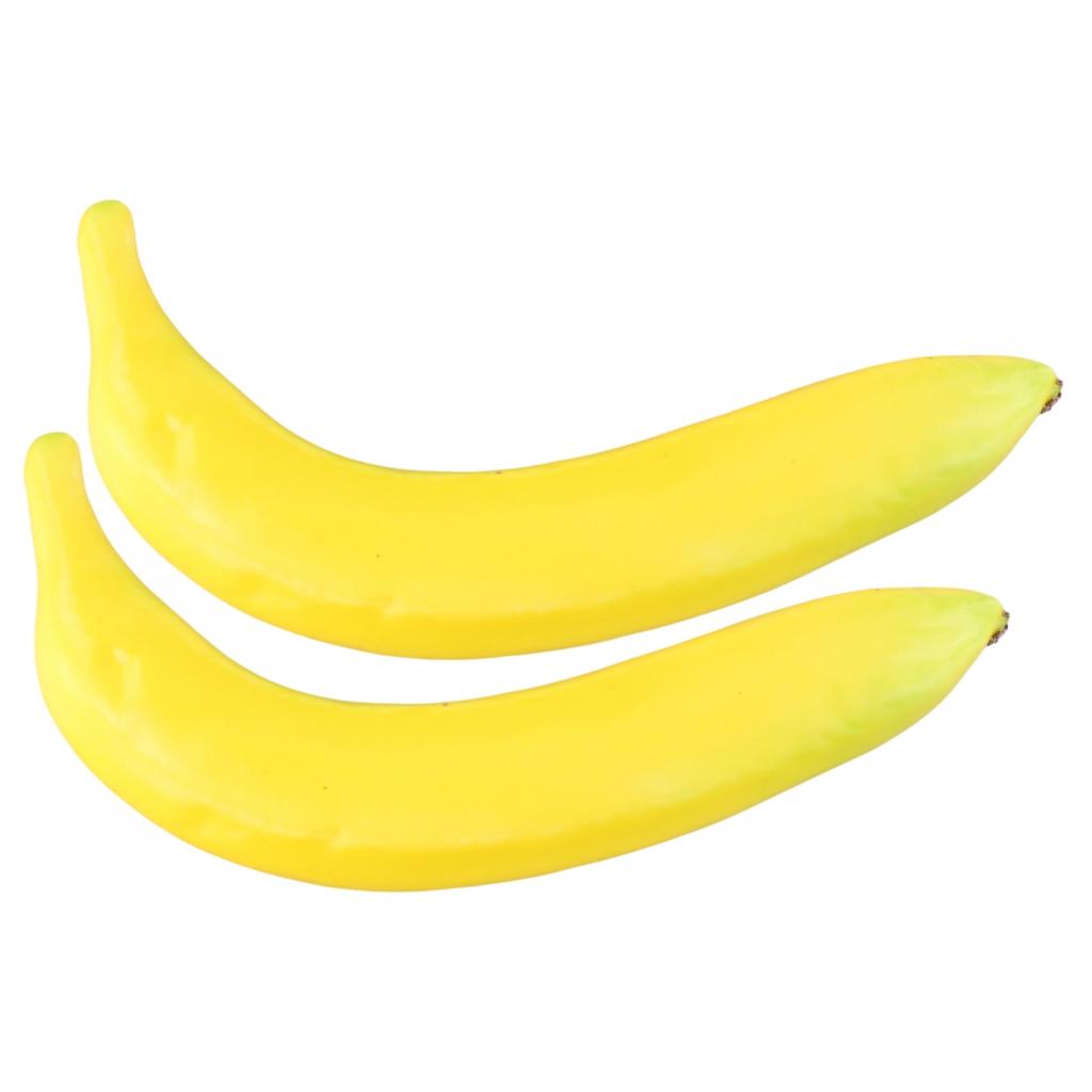 Set Artificial Bananas Table Display Wedding Decor 20cm