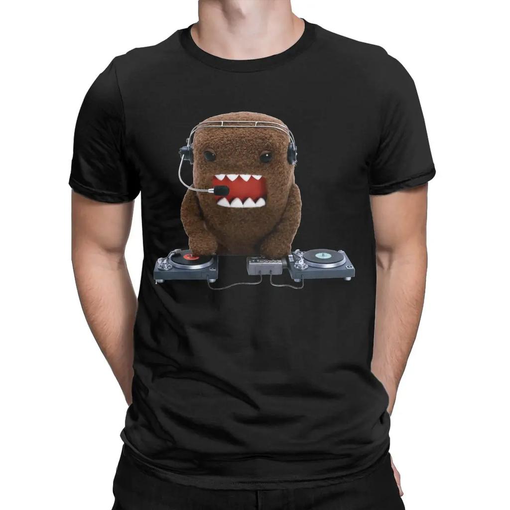 Men's T-Shirts DJ Domo Kun Doll Amazing 100% Cotton Tee Shirt Short Sleeve T Shirt Crewneck Clothes Unique