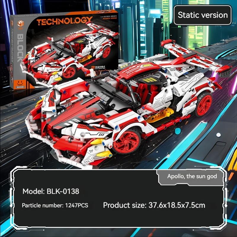 Technical Building Blocks 1400PCS Model Racing Sport Car City Mechanical Speed Vehicle Supercar Brick Puzzle Toys Kid Adult Gift