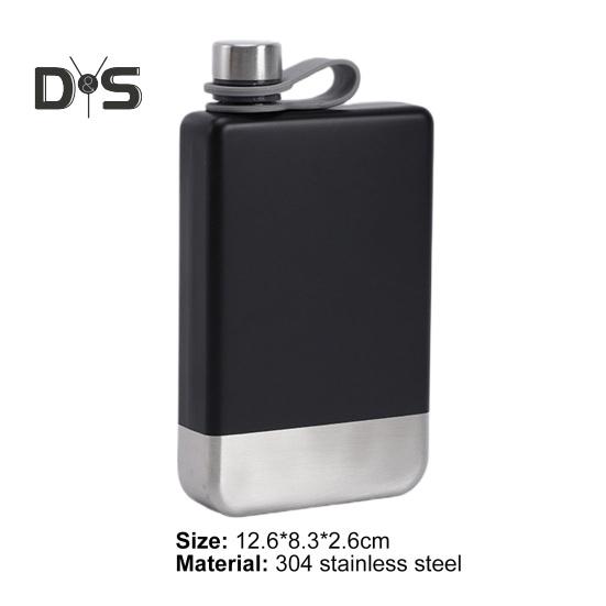 9 Oz Leak-proof Hip Flask with Screw Down Cap 304 Tour Whiskey Wine Hip Flask for Travel