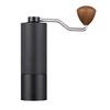 Manual Coffee Grinder Stainless Steel Tapered Burrs - Wooden Handle - Adjustable Internal Settings Dual Bearing Positioning
