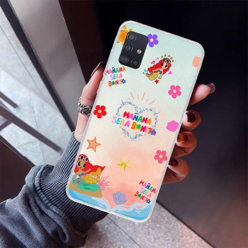 Karolg M-Manana Sera B-Bonito Phone Case For Samsung Galaxy A12 A52S A42 A32 A22 A51 A50 Note 20 Ultra 10 S10 Plus A71 A70 A31 A