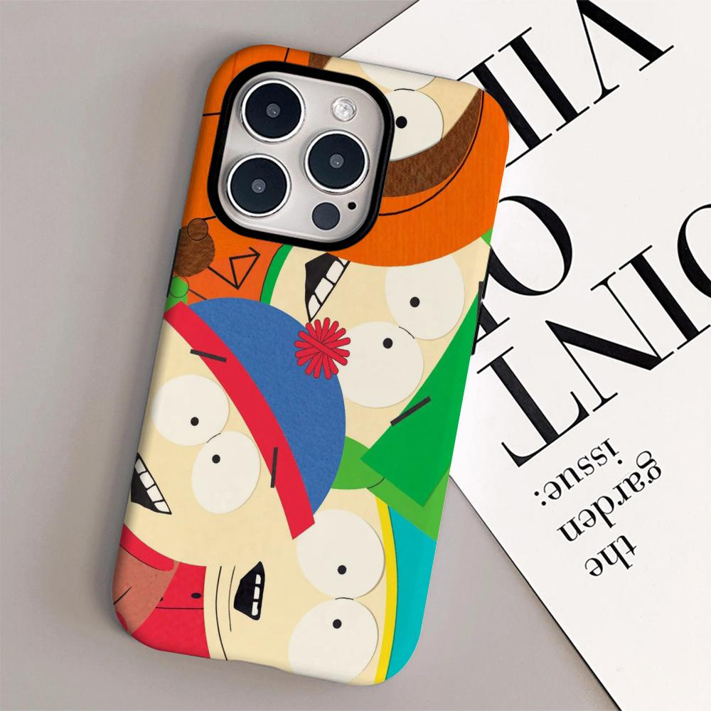 South park Classic anime cute design Phone Case Film shell For iPhone 16e 16 15 14 13 12 11 Pro Max Plus XS