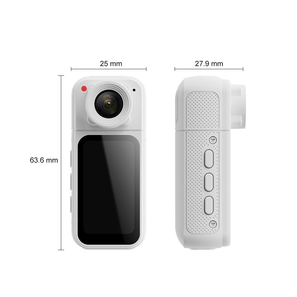 S70 2K HD Rotating Wearable Thumb Camera with Magnetic Mount for Cycling and Action Recording