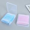 Clear Plastic Stackable Mask Storage Box with Lid Mask Organizer Mask Protector
