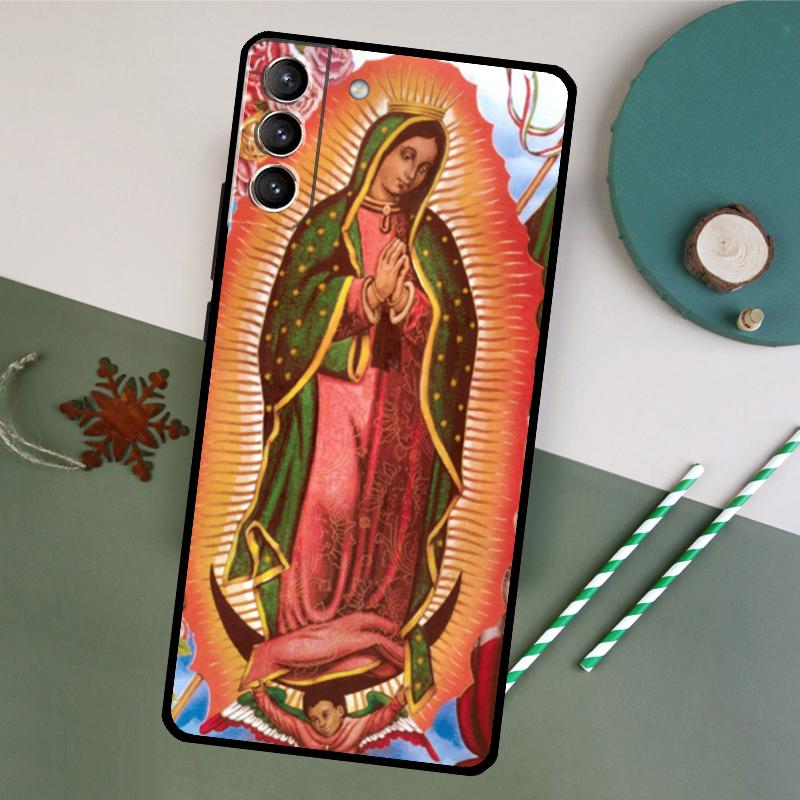 

Holy Mother Virgin Mary Christian Phone Case For Samsung Galaxy S25 S20 S21 S22 S23 S24 S26 Ultra S10 Plus S25 FE Back Cover Galaxy S25