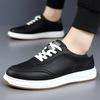 Men's shoes 2025 spring new fashion lace-up casual board shoes men's youth low-top white shoes 2025
