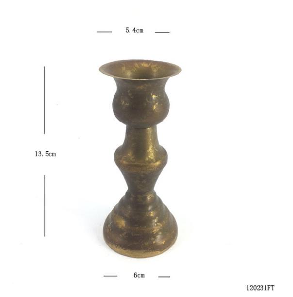 Elegant Wrought Iron Candlestick for Romantic Wedding & Living Room Decor