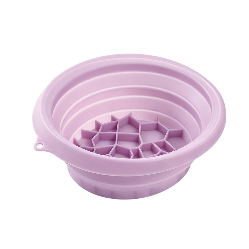 

Silicone Foldable Face Ice Bowl With Built-In Ice Tray Facials Plunge Washbasin For Shrinking Pores Portable Home Skin Care