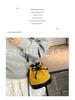 2025 High-End Color Block Retro Bucket Bag - Handheld, Single Shoulder, Crossbody