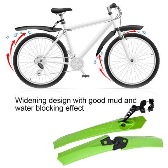 1 Set Bicycle Fender Quick Release Easy To Install Mountain Bike Mudguard Rainy