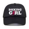 Boxing Girl Player Silhouette Sport Gift hat Unisex Style Baseball Cap Women Visor Hat mesh breathable Snapback hats