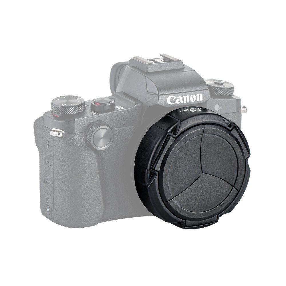 JJC Automatische Objektivkappe für Canon PS G1X Mark III ALC-G1XM3 (Schwarz)