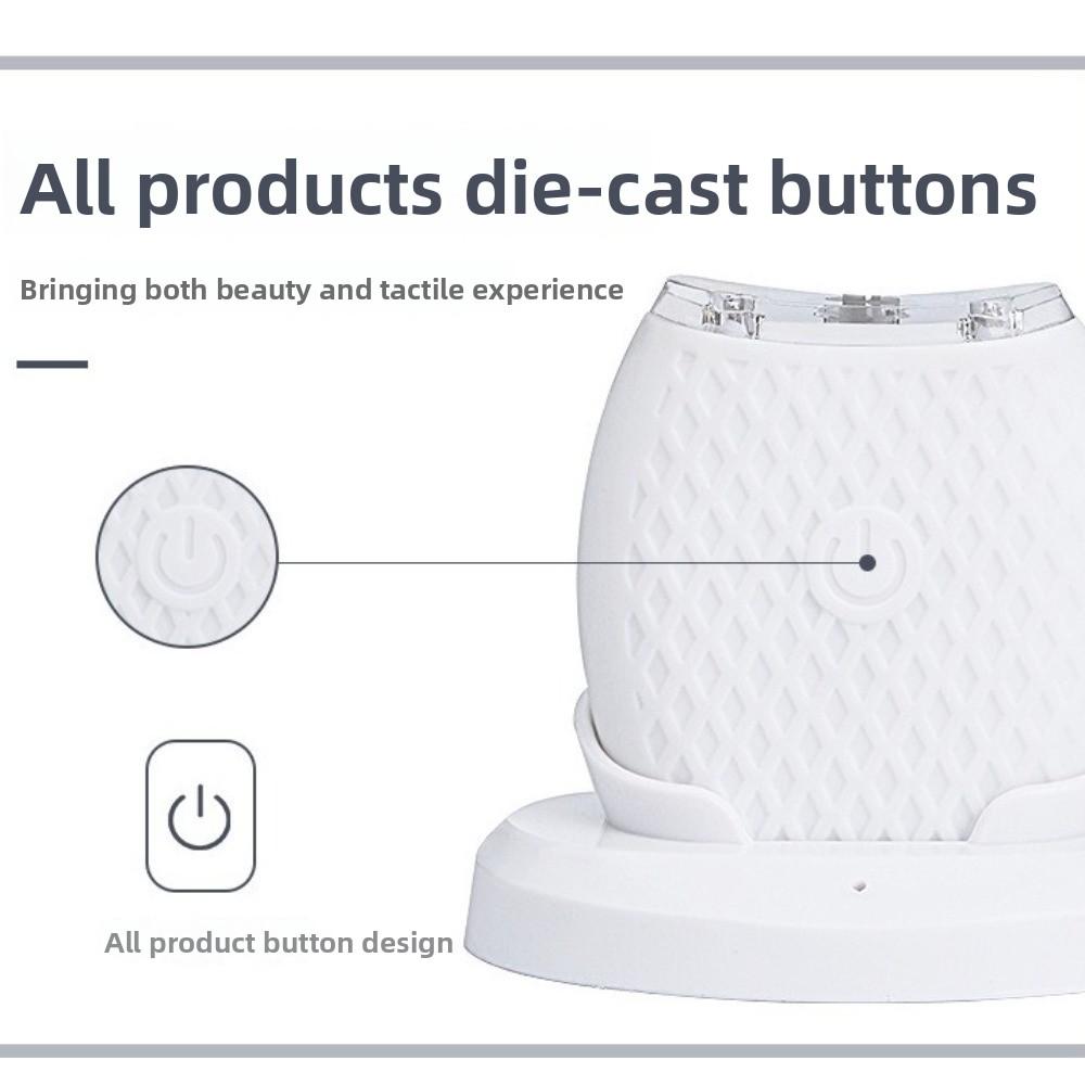 3 Modes Electric Sonic Toothbrush Waterproof Cold Blue Light Silicone Electric Toothbrush Rechargeable Automatic Toothbrush