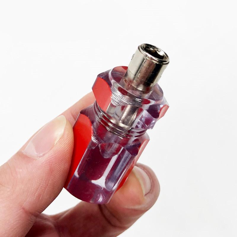 1 Stück Doppelzweck-Schlitz-/Phillips-Schraubendreher Expansionsschraubendreher Kreuzwort-Ratschenschraubendreher Handbuch Hardware-Werkzeuge