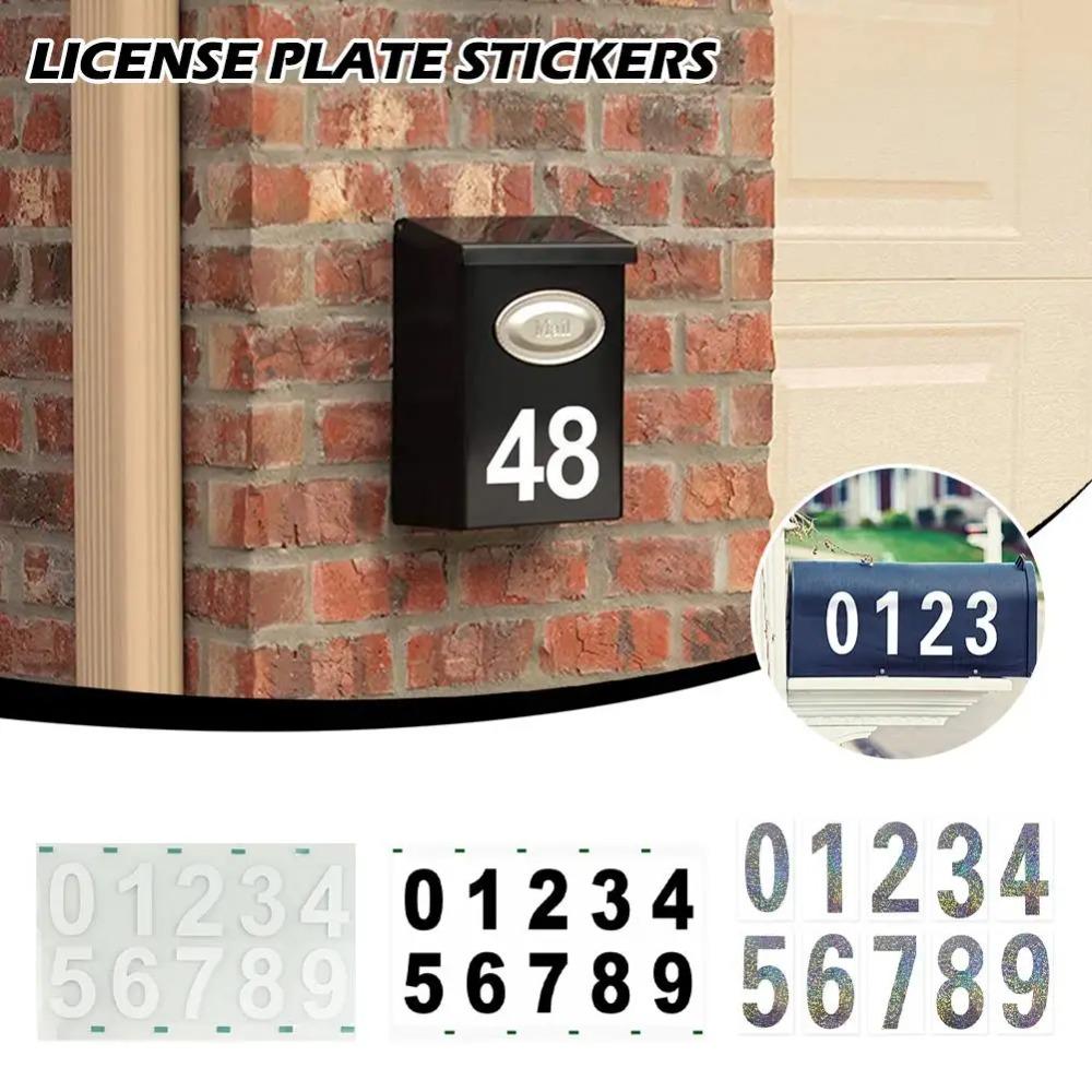 5Pcs High Temperature Waterproof Invisible Digital Sticker  for Vehicles/Car/SUV