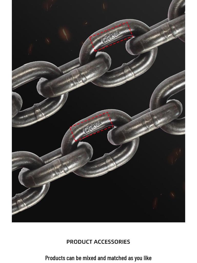 G80 Manganese Steel Lifting Sling with Crane Hook and Hoisting Ring