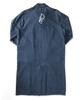 Demaden Art Bag Print Denim Long Coat