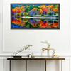 Printed Cross Stitch Kits DIY Landscape 11CT Handcraft Set Home Decor 40x85cm