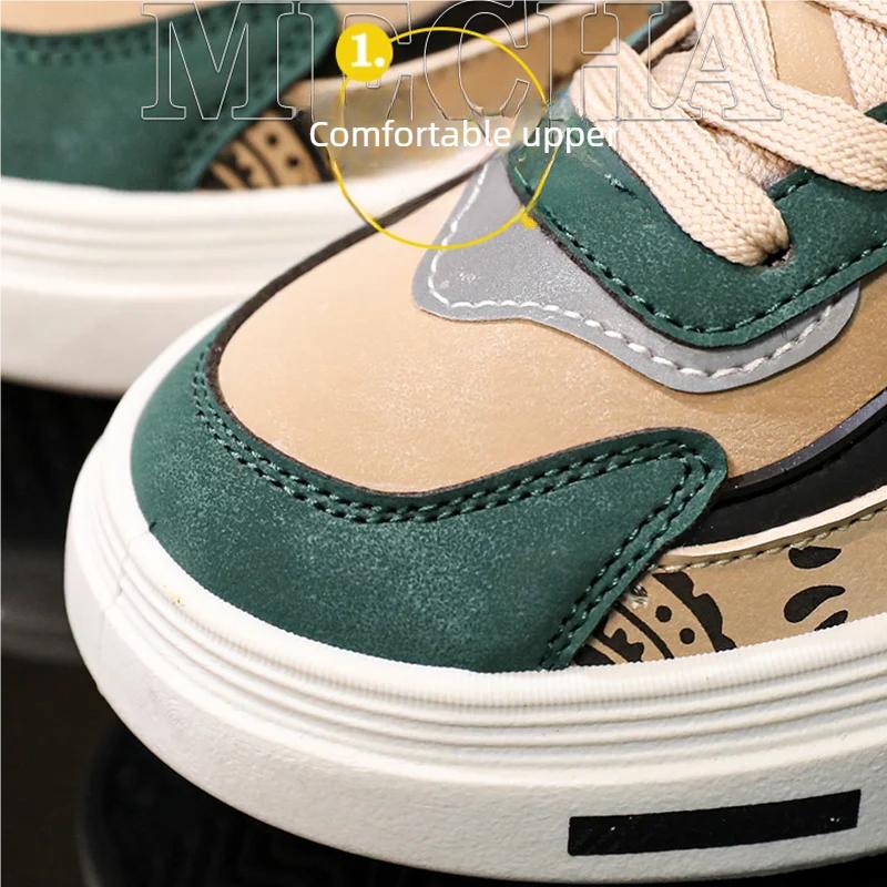 Eltern-Kind Männer Kinder Winter Schnee Stiefel Hightop Warme Baumwolle Turnschuhe Junge Studenten Walking Skateboard Casual Schuhe mit Plüsch