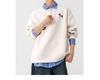 Felpa con cappuccio e polo da uomo alla moda in stile americano con ricamo di bassotto, Top autunnale da donna in due pezzi, Taglia piccola