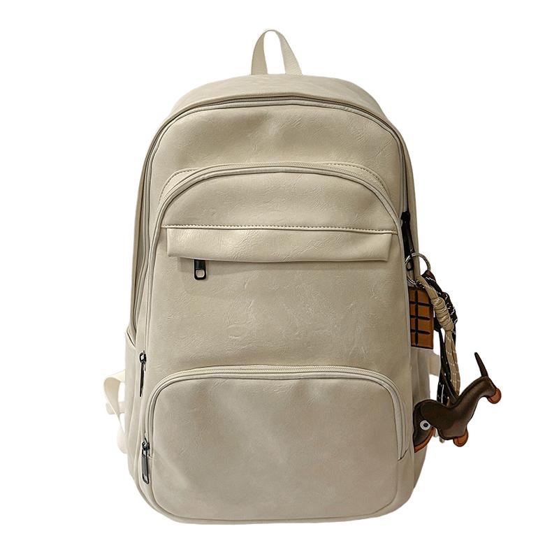 

Student PU Schoolbag Large Capacity Backpack