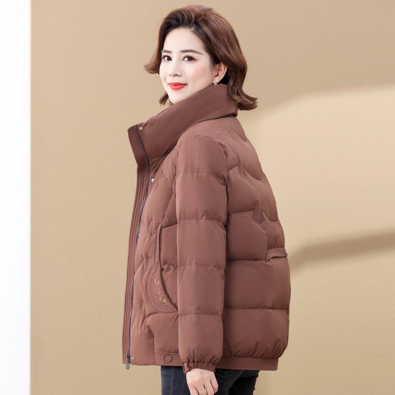 Grandma Winter Down Jacket Short Mother Winter Thick Large Size Old Lady Cotton Clothes Jacket