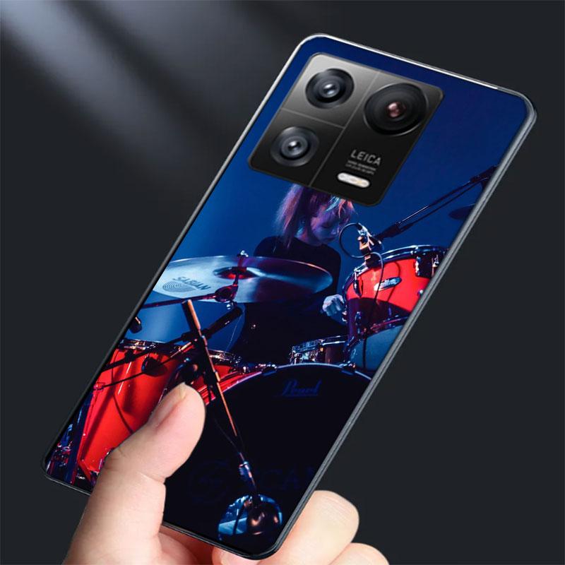 Drum Drummer Music Dj Phone Case For Xiaomi Poco F7 Ultra X7 X6 M8 M7 M6 M4 M3 Pro X4 Mi 15 15T 14 14T 12T 12S 10T Pro 12 11 Lit