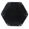 Dices Folding Tray PU Leather Velvets Holder Portable Folding Dices Rolling Tray