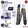 Poly Strap Roses Guitar Perri’s LPCP-6012 2" (Guns N' Strap)