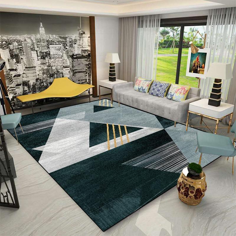 Modern Luxury Geometric Carpet Decoration Living Room Large Size Rug Home Sofa 200x300 Cm Area Rugs Bedroom Bedside Non-slip Mat