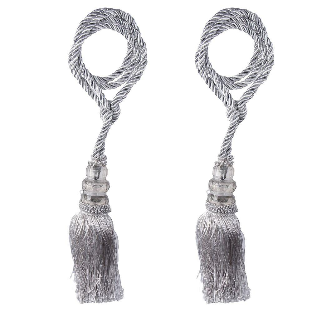 

2 шт. Подхваты с кисточкой Золотые Подхваты для штор Ручной работы Подхваты для штор Подхваты для штор Штора B