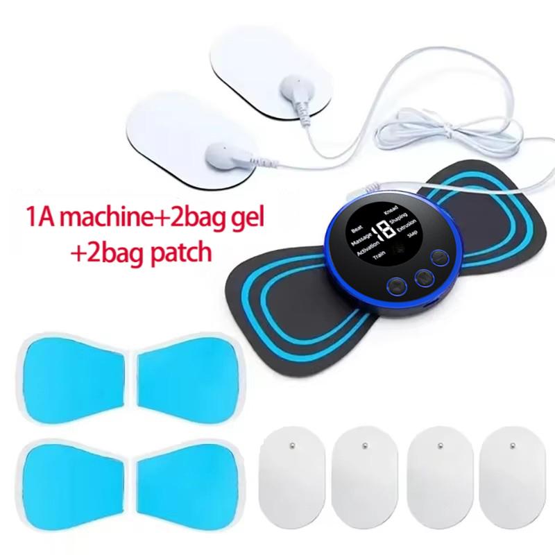 Ems Electric Pulse Neck Massager With 8 Massage Modes, 19 Levels Of Intensity, Deep Relaxation Massage Pads